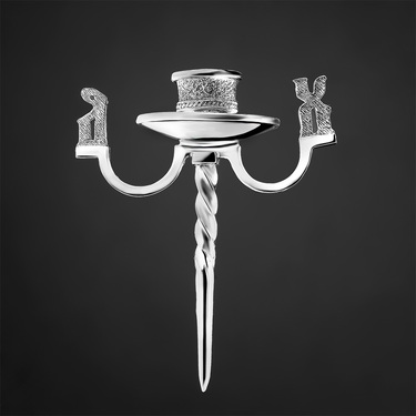 Серебряный подсвечник для куличей