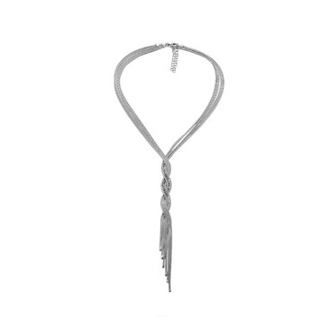 Серебряное женское колье 