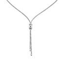 Колье,Серебро,с вставкой Циркон Белая цвета,с замком Карабинный,ИТАЛИЯ
