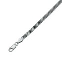 Цепочка на шею,Серебро,с замком Карабинный,ИТАЛИЯ
