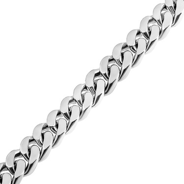 Серебряный мужской браслет, плетение Панцирное, ширина 2 см