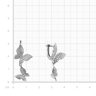 Серебряные серьги 