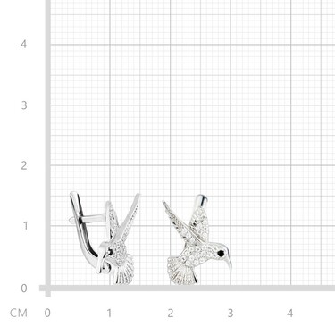 Серебряные серьги 