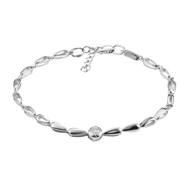 Серебряный женский браслет 