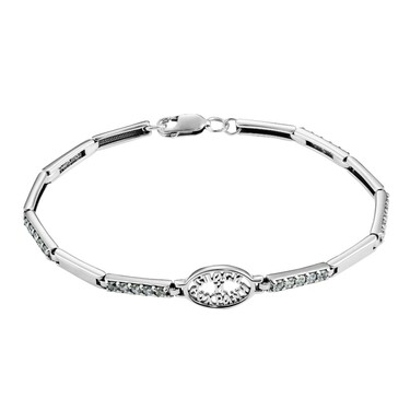 Серебряный женский браслет 