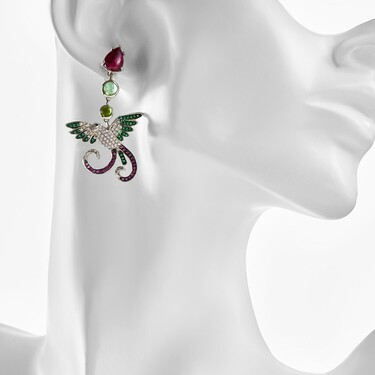 Серебряные серьги 