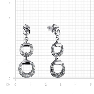 Серебряные серьги 