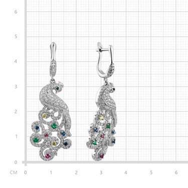 Серебряные серьги 