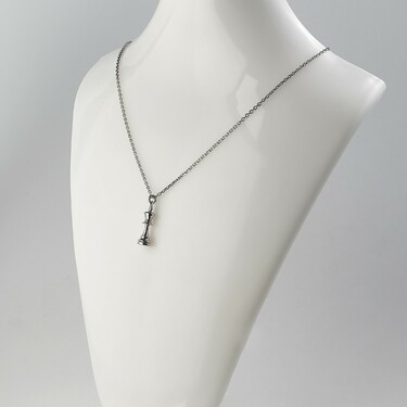 Серебряная подвеска шахматы 