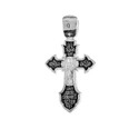 Крест,Подвеска,Оберег,Серебро,с вставкой Без вставок,РОССИЯ