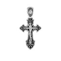 Крест,Подвеска,Оберег,Серебро,с вставкой Без вставок,РОССИЯ