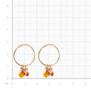 Серебряные гладкие серьги Кольца / Конго / Круглые с подвесками 