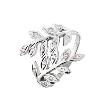 Серебряное женское кольцо 