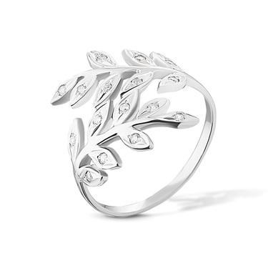 Серебряное женское кольцо 