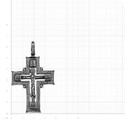 Крест,Подвеска,Оберег,Серебро,с вставкой Без вставок,РОССИЯ