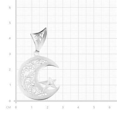 Серебряная подвеска мусульманская 