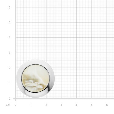 Серебряная брошь 