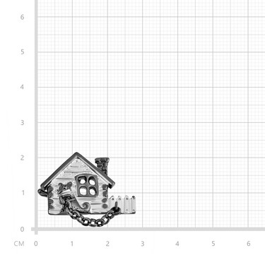 Серебряная брошь 