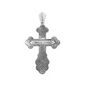 Крест,Подвеска,Оберег,Серебро,с вставкой Без вставок,РОССИЯ