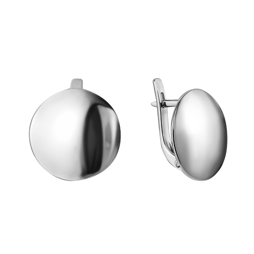 Серебряные серьги Серьги,Серебро,с вставкой Без вставок,с замком Английский,РОССИЯ