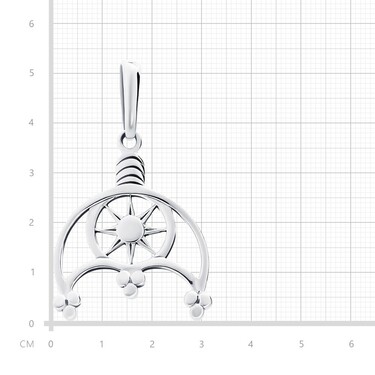 Серебряная подвеска-оберег 
