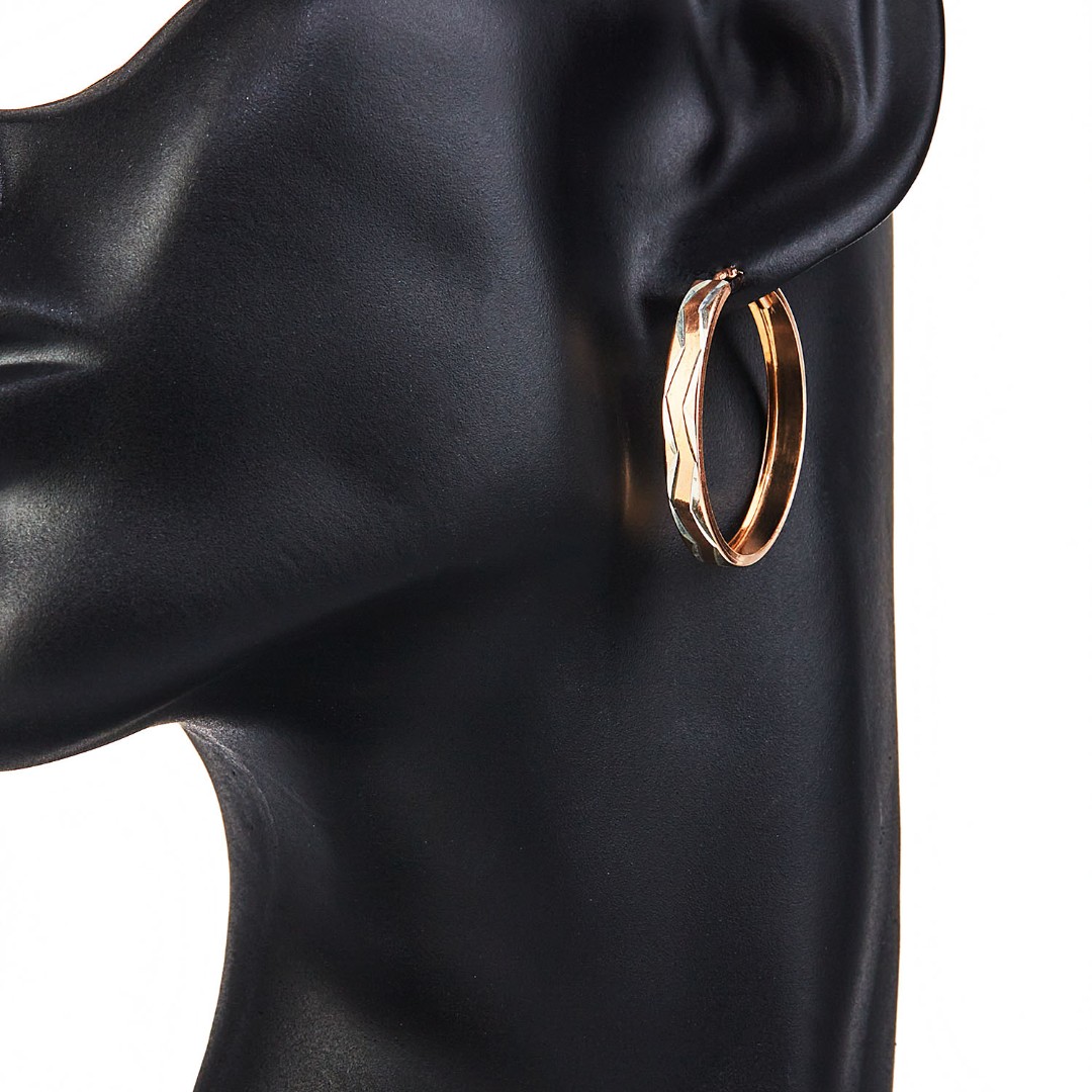 Серьги,Серебро,с вставкой Без вставок,с замком Кольцо,Конго,РОССИЯ