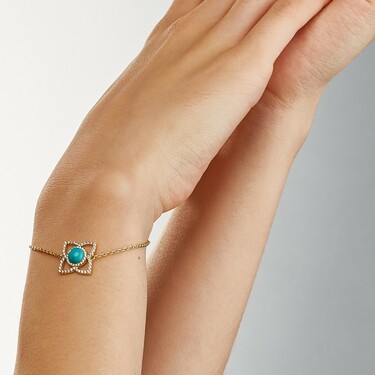 Серебряный женский браслет-цепочка 