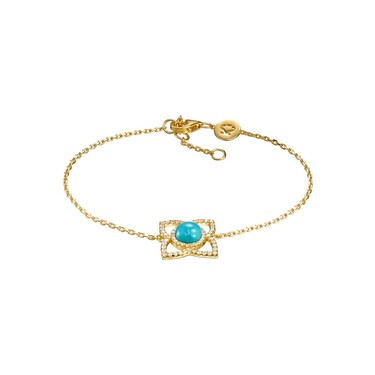 Серебряный женский браслет-цепочка 