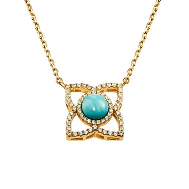 Серебряное женское колье 