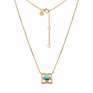 Серебряное женское колье 