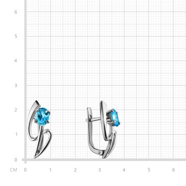 Серебряные серьги 