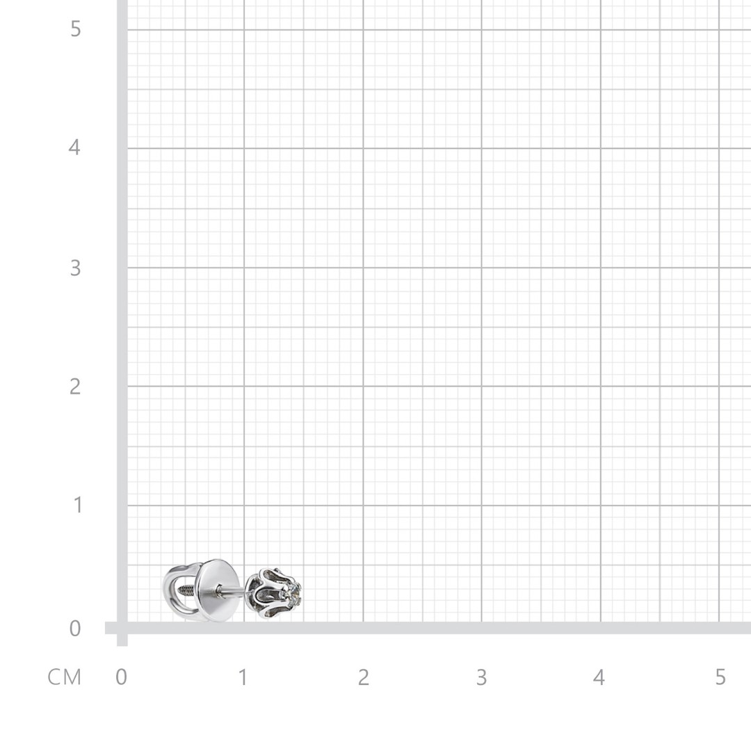 Серьги,Серьги Пусеты,Серьги Гвоздики,Серебро,с вставкой Фианит,с замком Пусет,Винтовой,Штыревой,Штифтовой,РОССИЯ