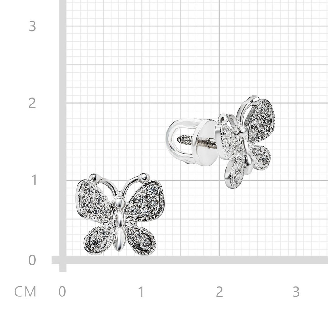 Серебряные серьги / Пусеты / Гвоздики  Серьги,Серьги Пусеты,Серьги Гвоздики,Серебро,с вставкой Фианит,с замком Пусет,Винтовой,Штыревой,Штифтовой,РОССИЯ