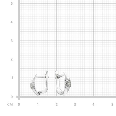 Серебряные серьги 