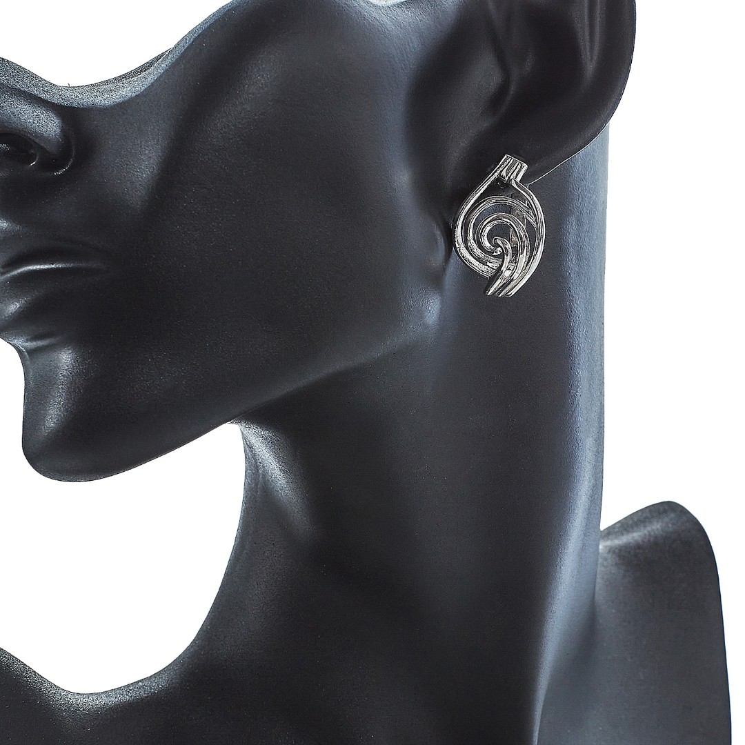 Серебряные серьги  Серьги,Серебро,с вставкой Без вставок,с замком Английский,РОССИЯ