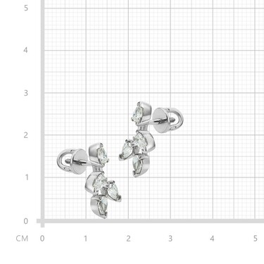 Серебряные серьги / Пусеты / Гвоздики 