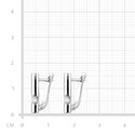 Серебряные серьги  Серьги,Серебро,с вставкой Фианит,с замком Английский,РОССИЯ