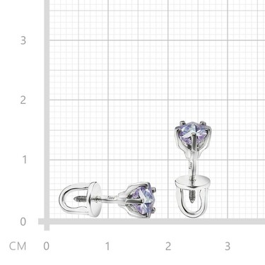 Серебряные серьги / Пусеты / Гвоздики 