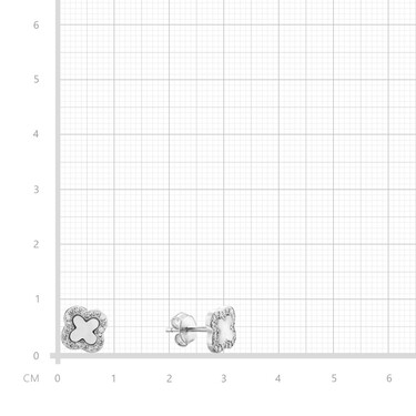 Серебряные серьги-пусеты 