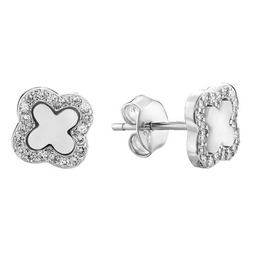 Серебряные серьги-пусеты 