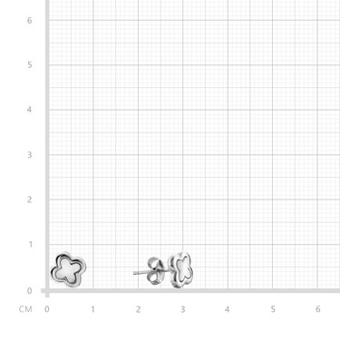 Серебряные серьги-пусеты 