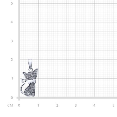 Серебряная подвеска 