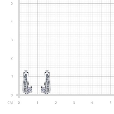 Серебряные серьги 