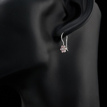 Серебряные детские серьги 