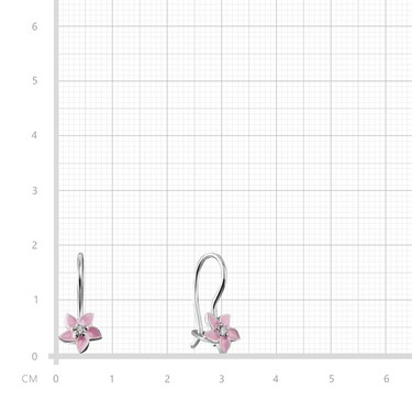 Серебряные детские серьги 