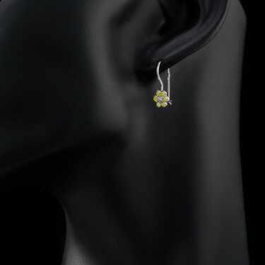 Серебряные детские серьги 