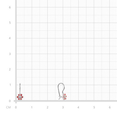 Серебряные детские серьги 