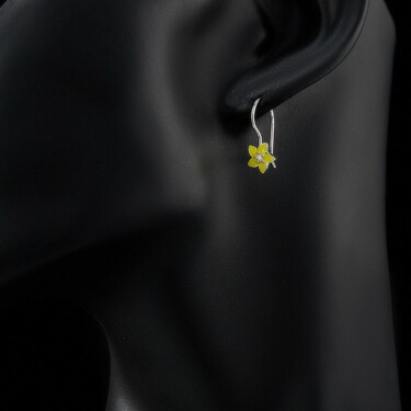 Серебряные детские серьги 