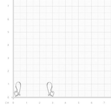 Серебряные детские серьги 