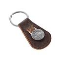 Сувенир,Брелок,Серебро,Натуральная кожа,РОССИЯ